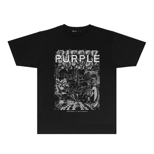 Purple Brand Baroque Ornamental Graphic Tee