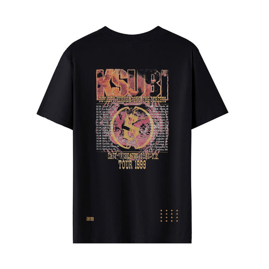 Ksubi Flame-Fill Block Logo Tee