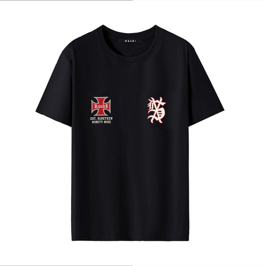 Ksubi Iron Cross & Kanji Tee