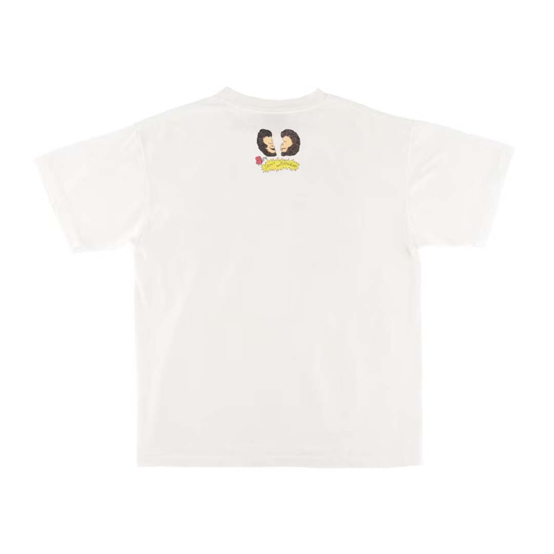 BAPE x Saint Michael Heaven and Hell Tee Vintage White