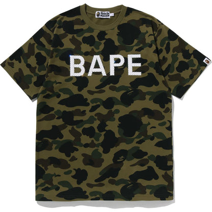 BAPE 1ST CAMO Rhinestone Logo Tee