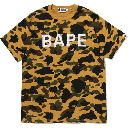 BAPE 1ST CAMO Rhinestone Logo Tee