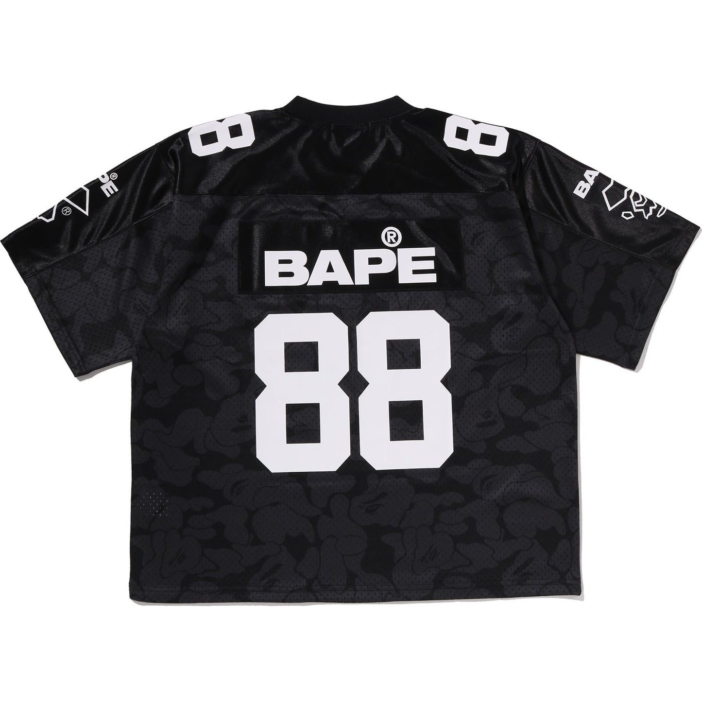 BAPE Solid Camo Football Jersey Tee