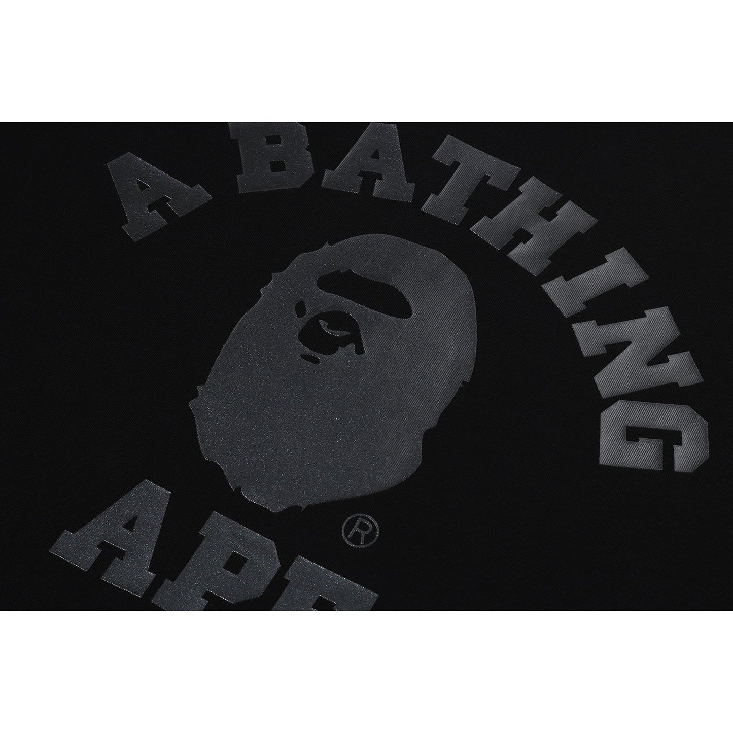 BAPE Metallic College Logo Relaxed Tee