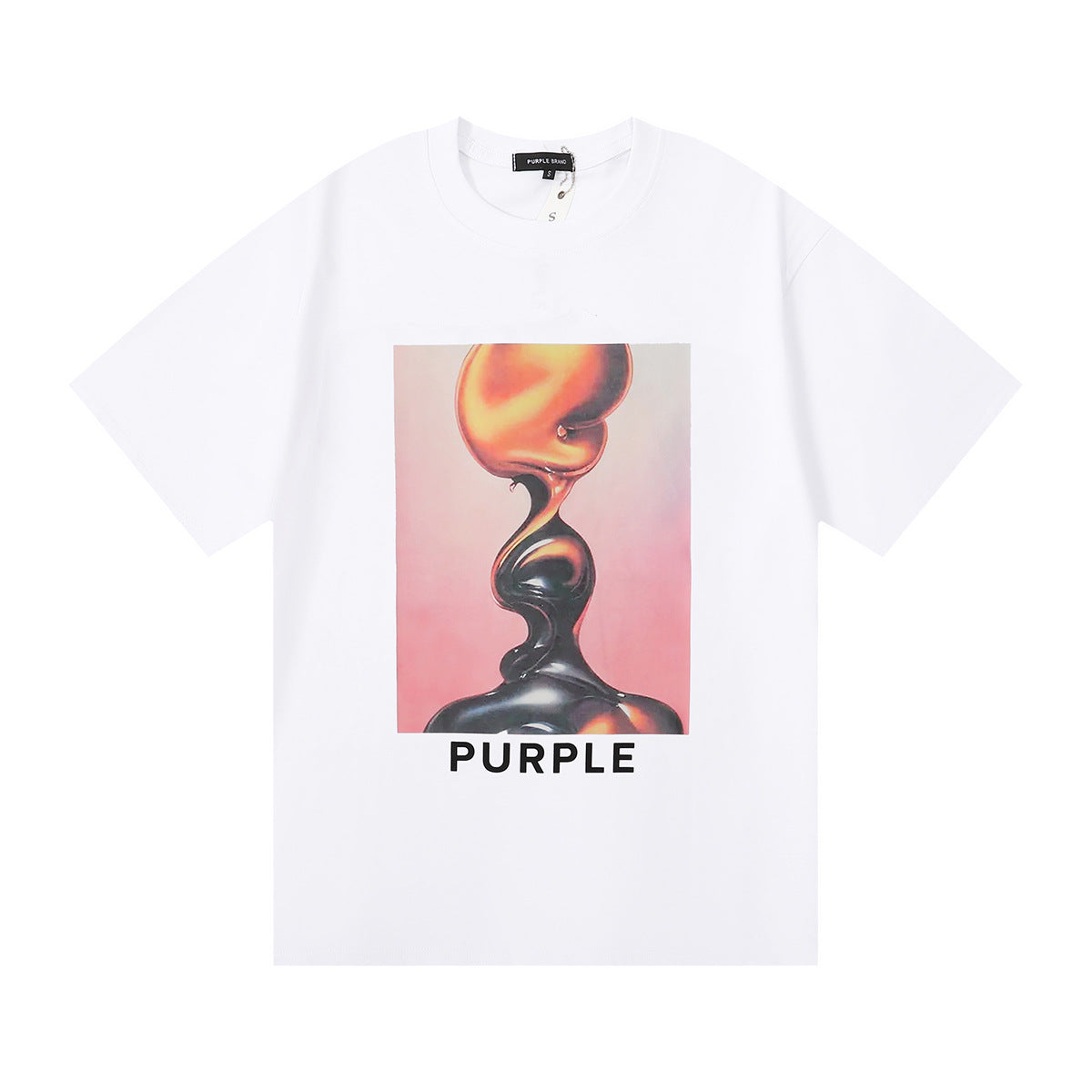 Purple Brand Liquid Sculpture Graphic Tee