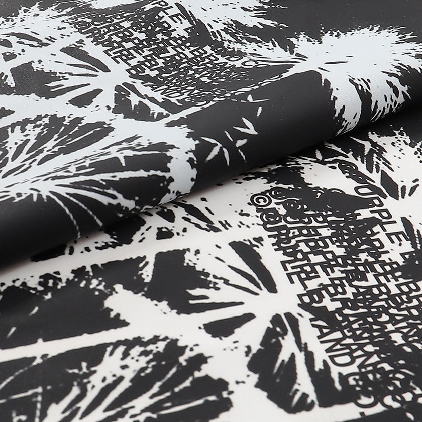 Purple Brand Palm Tree Silhouette Graphic Tee