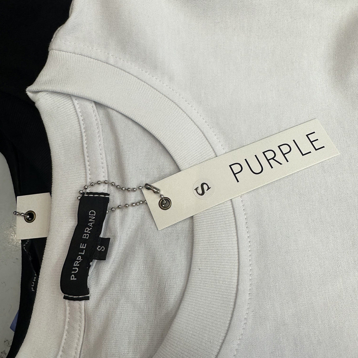 Purple Brand Distorted Logo Graphic Tee
