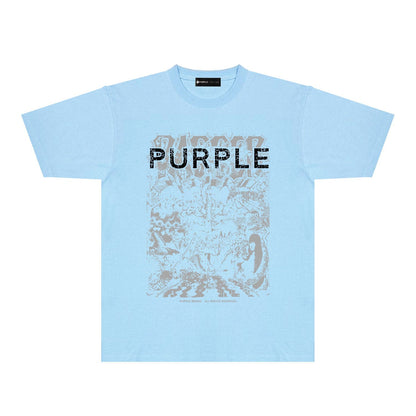 Purple Brand Baroque Ornamental Graphic Tee
