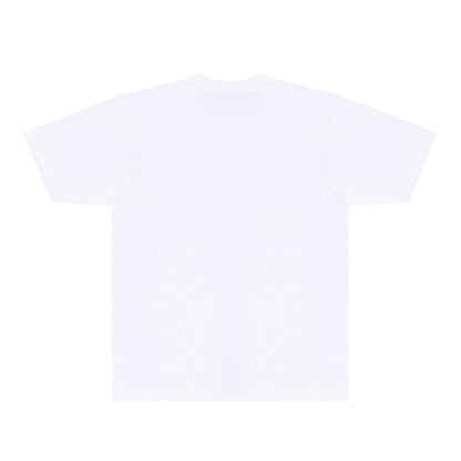 Purple Brand Newspaper Collage Graphic Tee