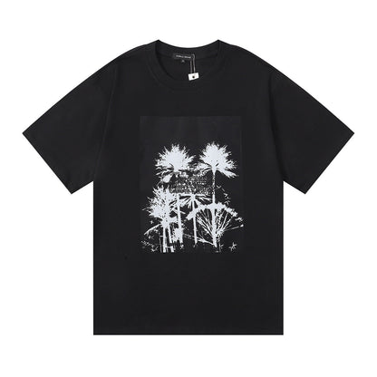 Purple Brand Palm Tree Silhouette Graphic Tee