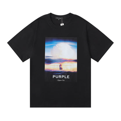 Purple Brand Kingdom Come Mushroom Cloud Sunset Tee