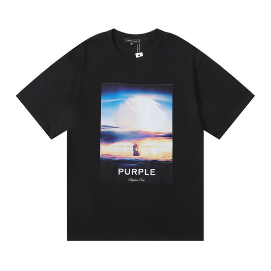 Purple Brand Kingdom Come Mushroom Cloud Sunset Tee