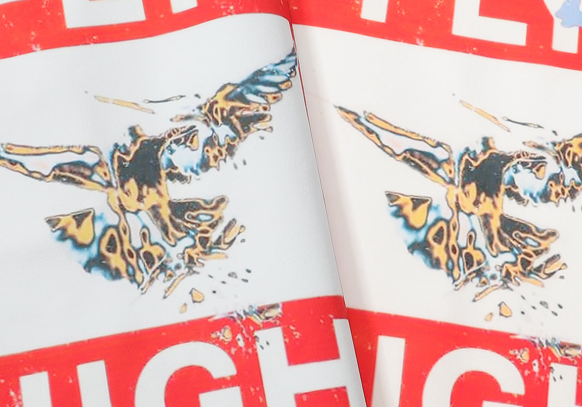 Purple Brand Fly High Bird Graphic Tee