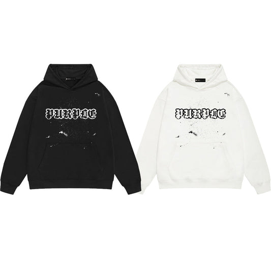 Purple Brand Gothic Splatter Hoodie