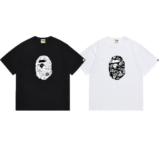 BAPE Ape Head Graphic Streetwear T-Shirt