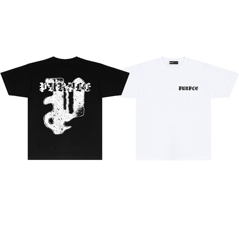 Purple Brand Gothic P Logo Back Graphic Tee