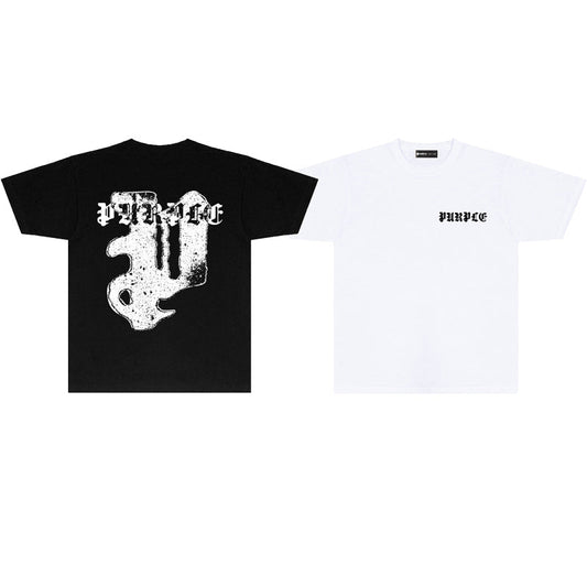 Purple Brand Gothic P Logo Back Graphic Tee