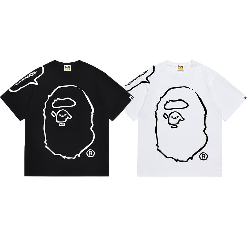 BAPE Ape Head Graphic Streetwear T-Shirt
