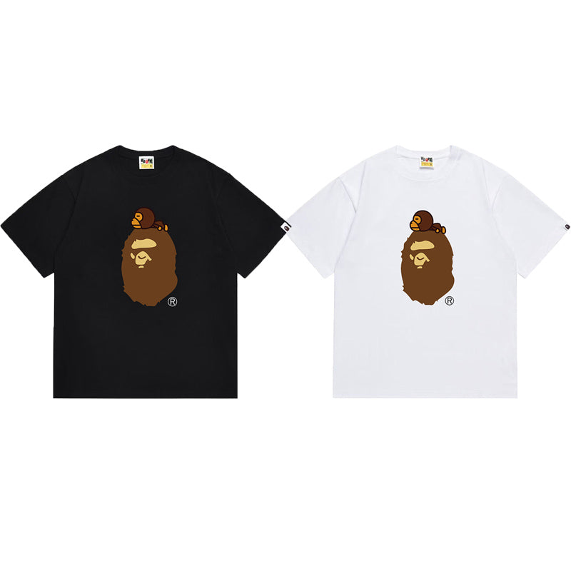 BAPE Ape Head Graphic Streetwear T-Shirt