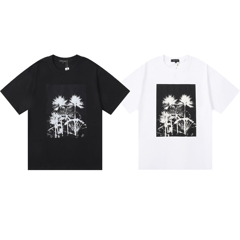 Purple Brand Palm Tree Silhouette Graphic Tee