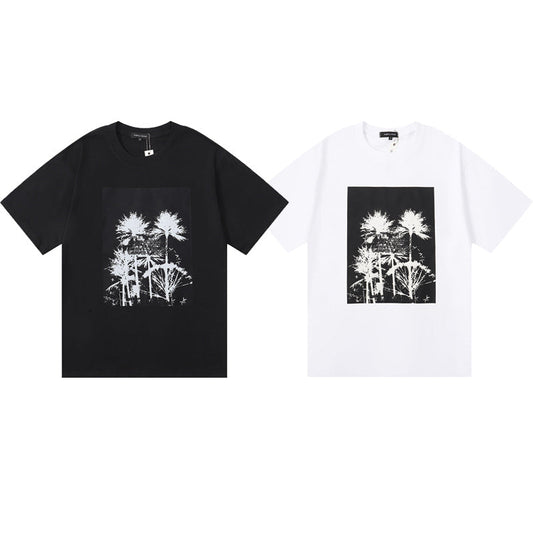 Purple Brand Palm Tree Silhouette Graphic Tee