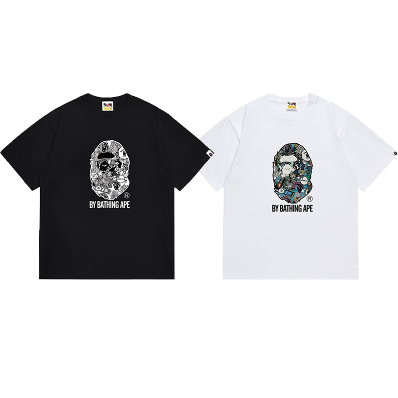 BAPE Ape Head Graphic Streetwear T-Shirt