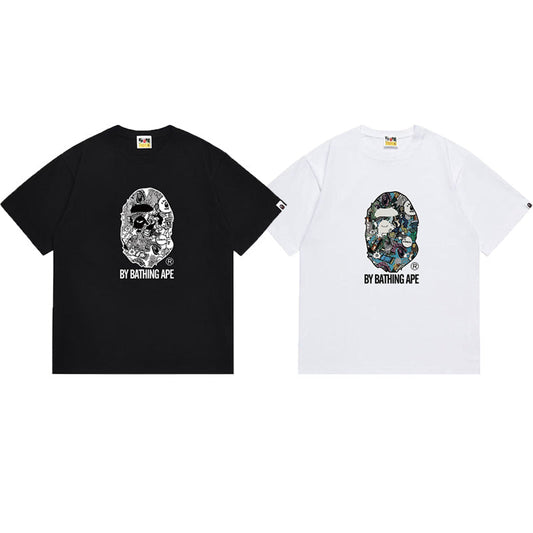 BAPE Ape Head Graphic Streetwear T-Shirt