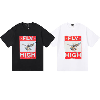 Purple Brand Fly High Bird Graphic Tee