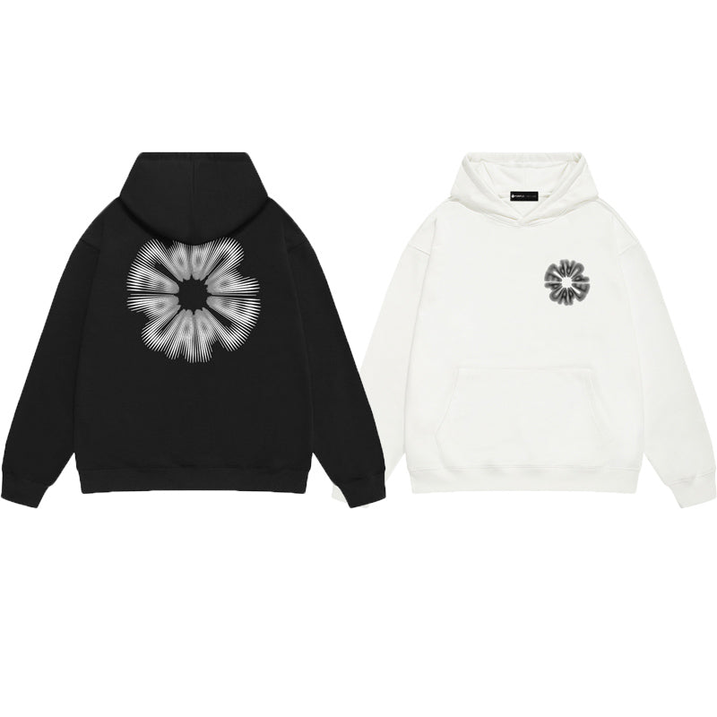 Purple Brand Radial Burst Circle Logo Pullover Hoodie