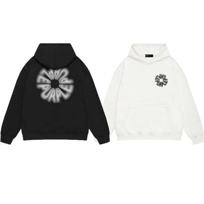 Purple Brand Radial Burst Circle Logo Pullover Hoodie