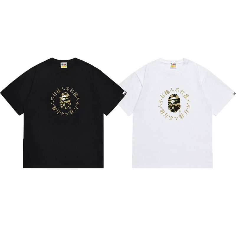 BAPE Ape Head Graphic Streetwear T-Shirt