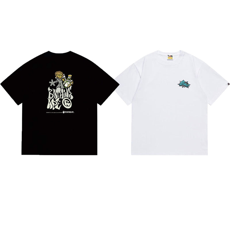 BAPE Ape Head Graphic Streetwear T-Shirt