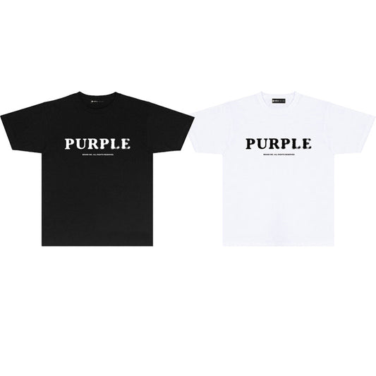 Purple Brand Inc. Distressed Logo Tee