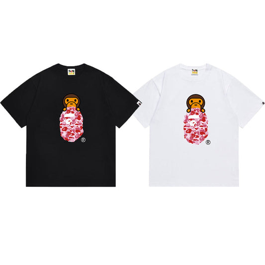 BAPE Ape Head Graphic Streetwear T-Shirt