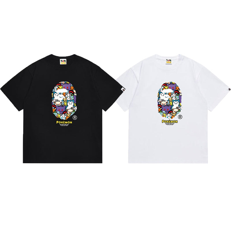 BAPE Ape Head Graphic Streetwear T-Shirt