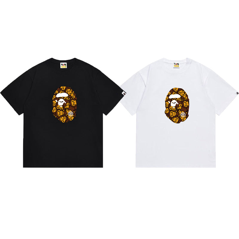 BAPE Ape Head Graphic Streetwear T-Shirt