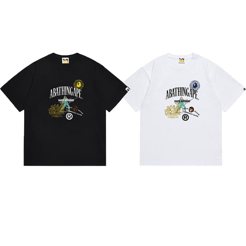 BAPE Ape Head Graphic Streetwear T-Shirt