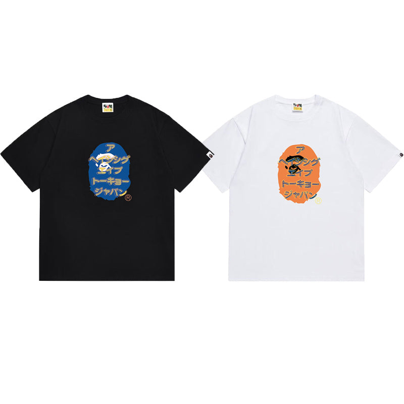BAPE Ape Head Graphic Streetwear T-Shirt