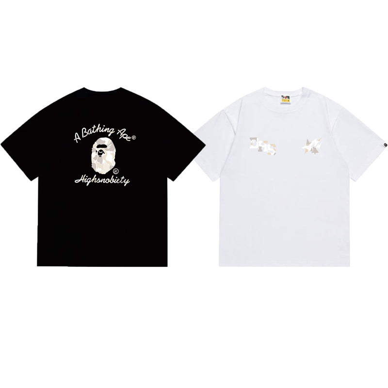 BAPE Ape Head Graphic Streetwear T-Shirt