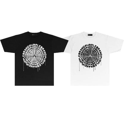 Purple Brand Spiral Vortex Drip Graphic Tee