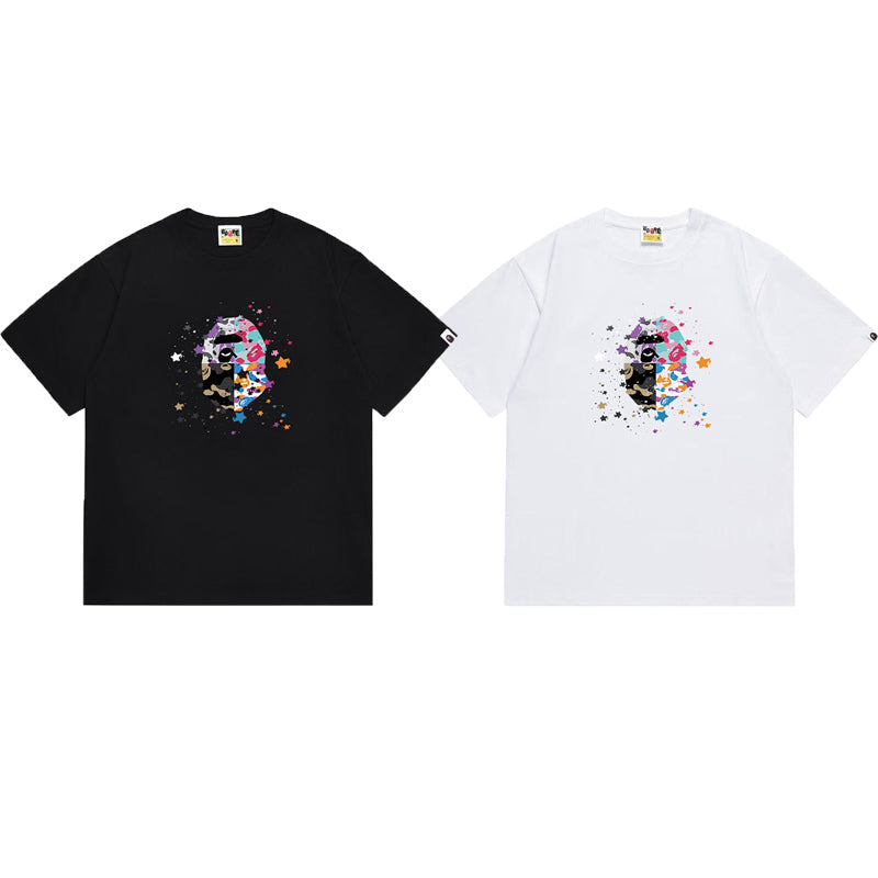 BAPE Ape Head Graphic Streetwear T-Shirt