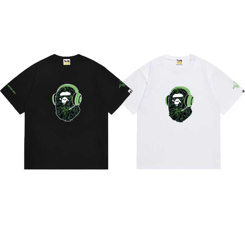 BAPE Ape Head Graphic Streetwear T-Shirt