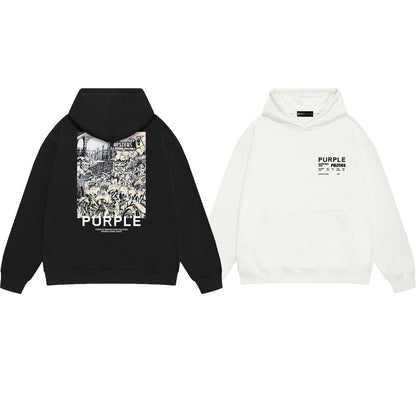 Purple Brand Mardi Gras Politics Hoodie