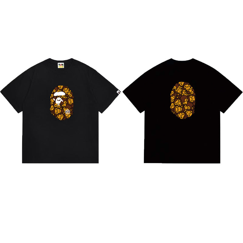 BAPE Ape Head Graphic Streetwear T-Shirt
