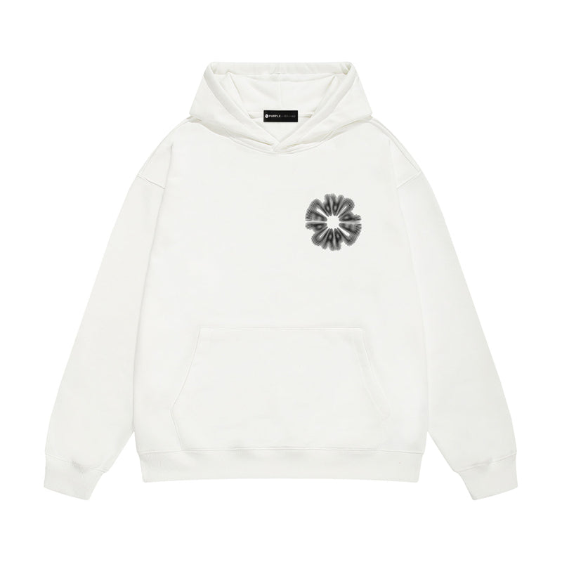 Purple Brand Radial Burst Circle Logo Pullover Hoodie