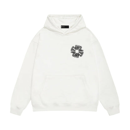 Purple Brand Radial Burst Circle Logo Pullover Hoodie