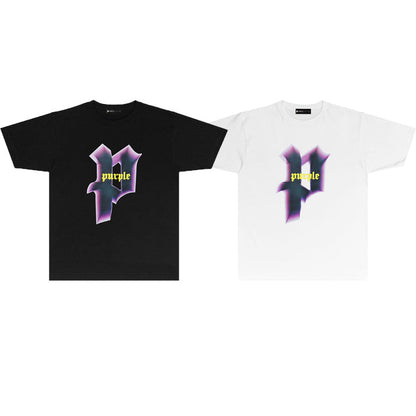 Purple Brand Gothic P Logo Graphic Tee