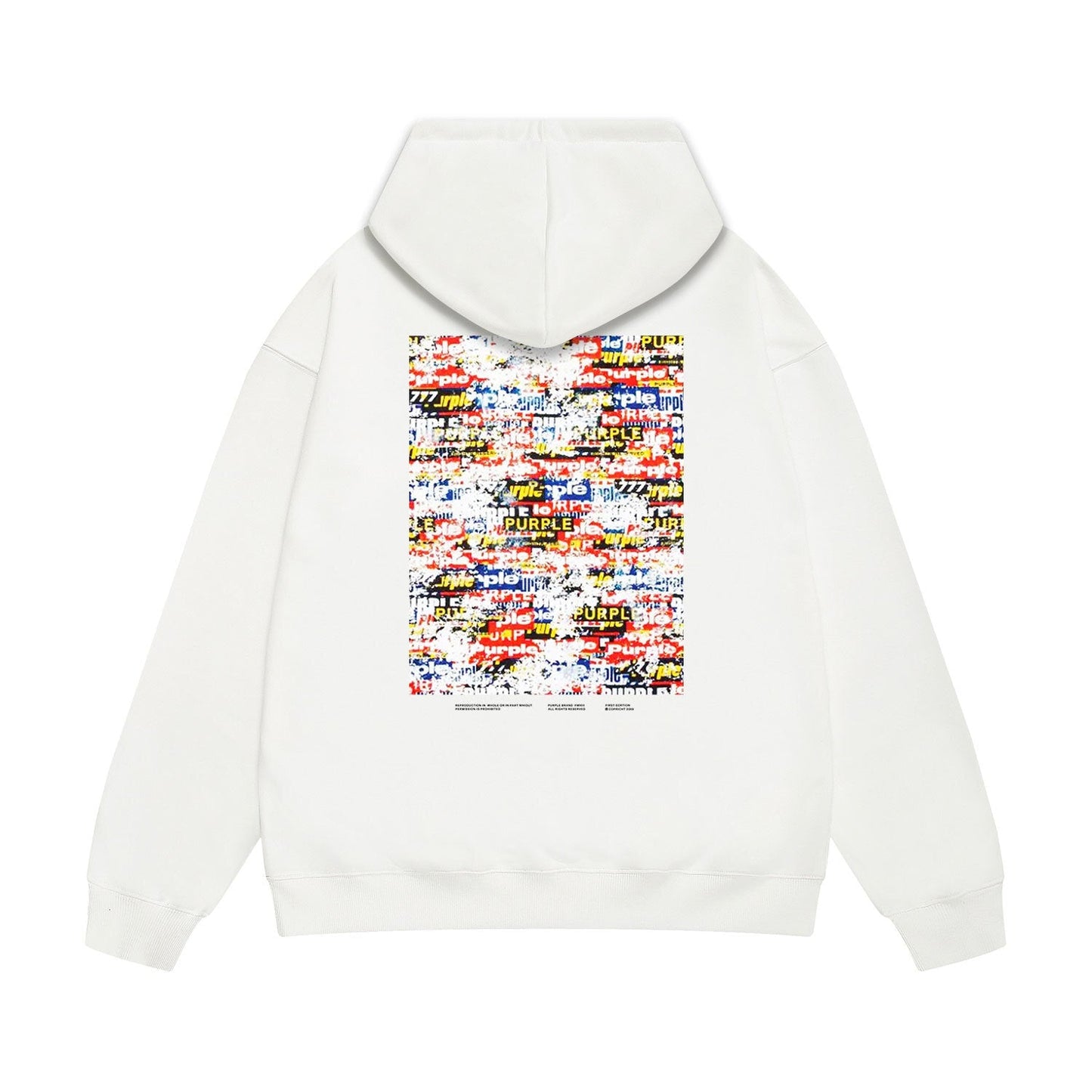 Purple Brand Collage Box Logo Hoodie