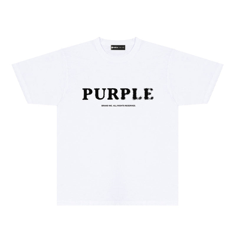 Purple Brand Inc. Distressed Logo Tee