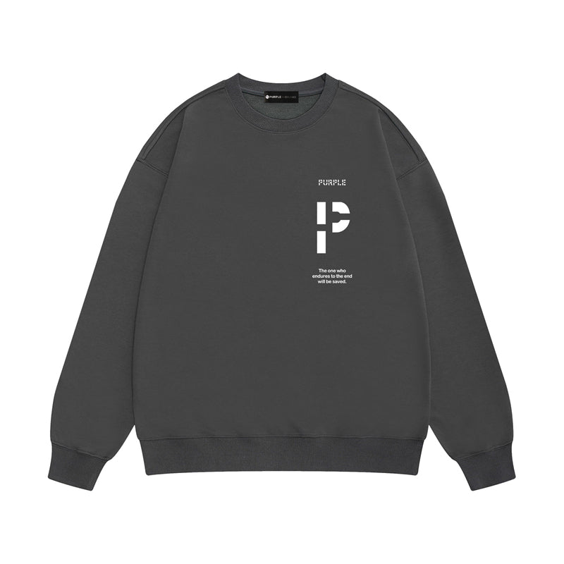 Purple Brand P Logo Crewneck Sweatshirt